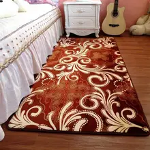 Мягкий Противоскользящий утепленный коралловый флисовый ковер для гостиной столовой спальни домашний Декор коврик 160*50 200*40 200*50 200*60 см