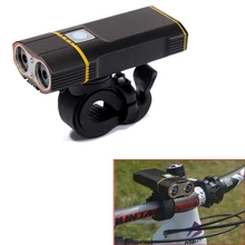 Велосипедный фонарь 2xcree XM-L2 светодиодный велосипедный фонарь для велосипеда велосипедный фонарь Передний фонарь задний свет с держателем, Батарея