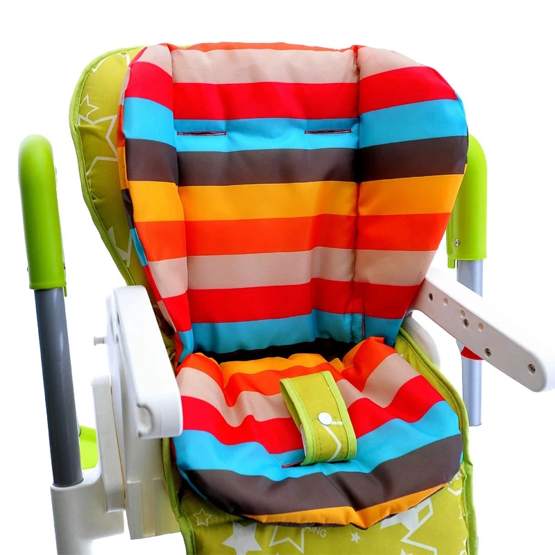 Baby Seat Cushion 2 PCS Seat Cart Multipurpose Baby Cart Striped Mat