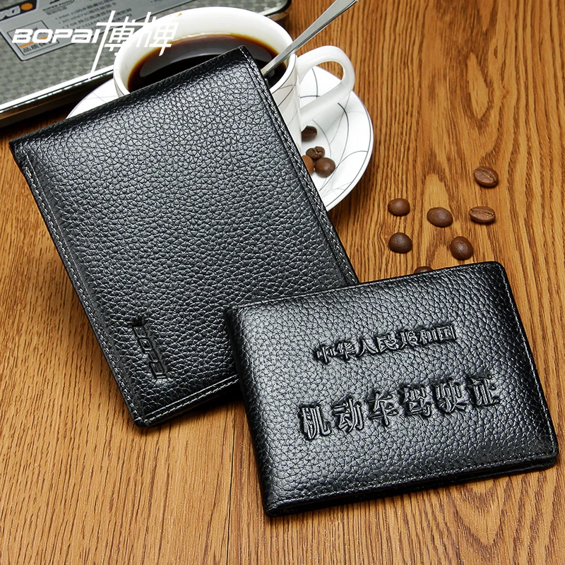 

Men Genuine Leather Wallet With Driver License Wallet 2016 Dollar Price Bifold High Quality Two In One Men Wallet