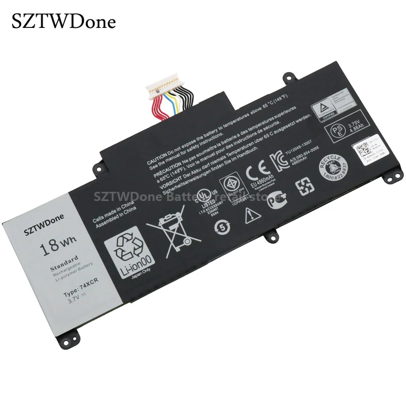 Sztwdone 74xcr Tablet Battery For Dell Venue 8 Pro 50 T01d 074xcr T10d 50 Vxgp6 3 7v 18wh Battery For Dell Dell Batterybattery Dell Aliexpress