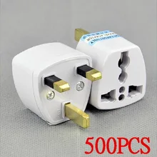 Высокое качество 500 шт./лот Универсальный ЕС США AU в Великобритания AC Путешествия зарядное устройство адаптер конвертер путешествия