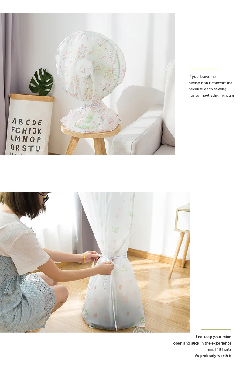 Dust-proof Cover Full Cover Of Stand Fan Cover Full-package Electric Fan Dust Shield Merchandising Household Merchandises Korean_13