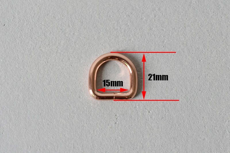 Металлическая пряжка D кольца DIY собачий ошейник Швейные аксессуары 15 мм Рюкзак ремень сумка альпинистская сумка Запчасти ди кольцо Соединительная пряжка