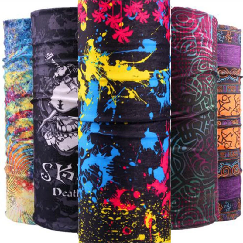 

Hiking Scarf Sport Headwear Men Women Motorcycle Neck Warmer Headband Outdoor Sunscreen Seamless Tubular Camo Bandana Cycling