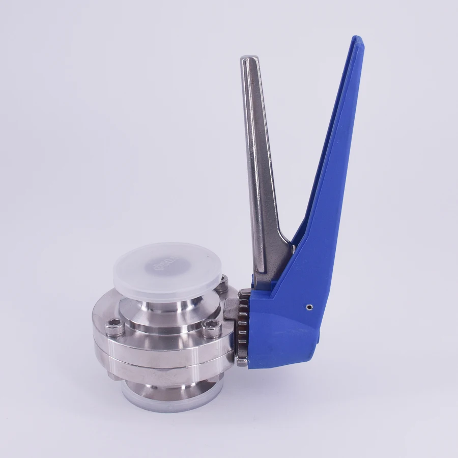 Подходит для 32 мм 1-1/" Труба OD x 1,5" Tri Зажим, санитарный бабочка сдавливание триггера управления потоком клапан SUS 304 из нержавеющей пивоварения