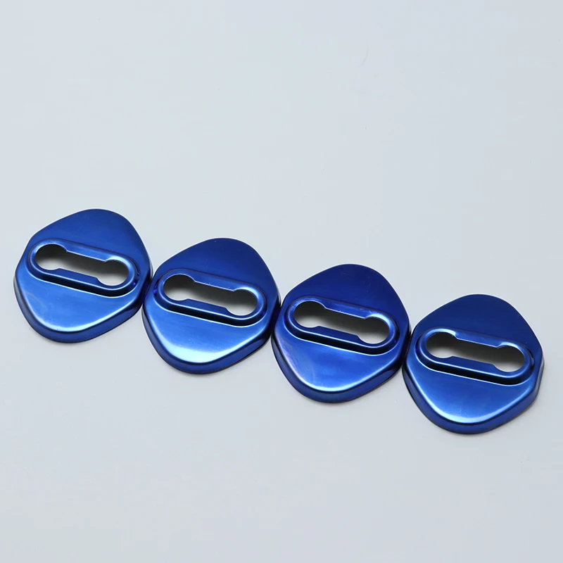 

4PCS Stainless Steel Door Lock Buckle Protective Cover Auto Case For Toyota SIENTA XP170 2015 2016 2017 2018 Car Styling