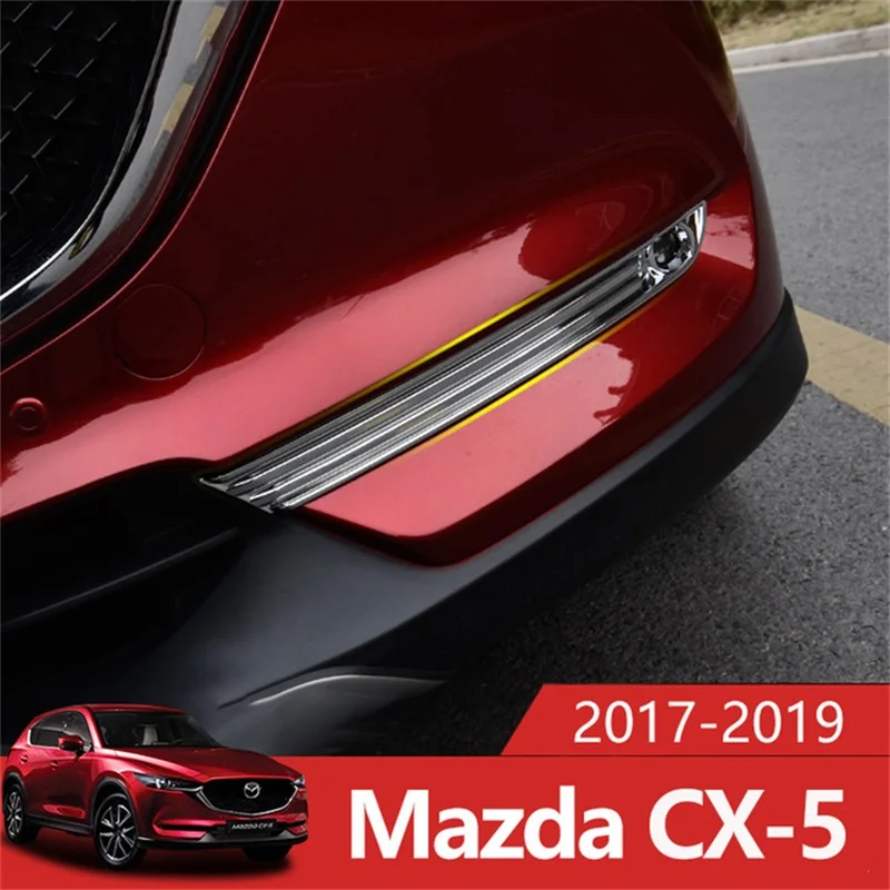 Автомобильная наклейка для Mazda CX 5 CX5 2017 2018 2019 ABS Хром передний противотуманный