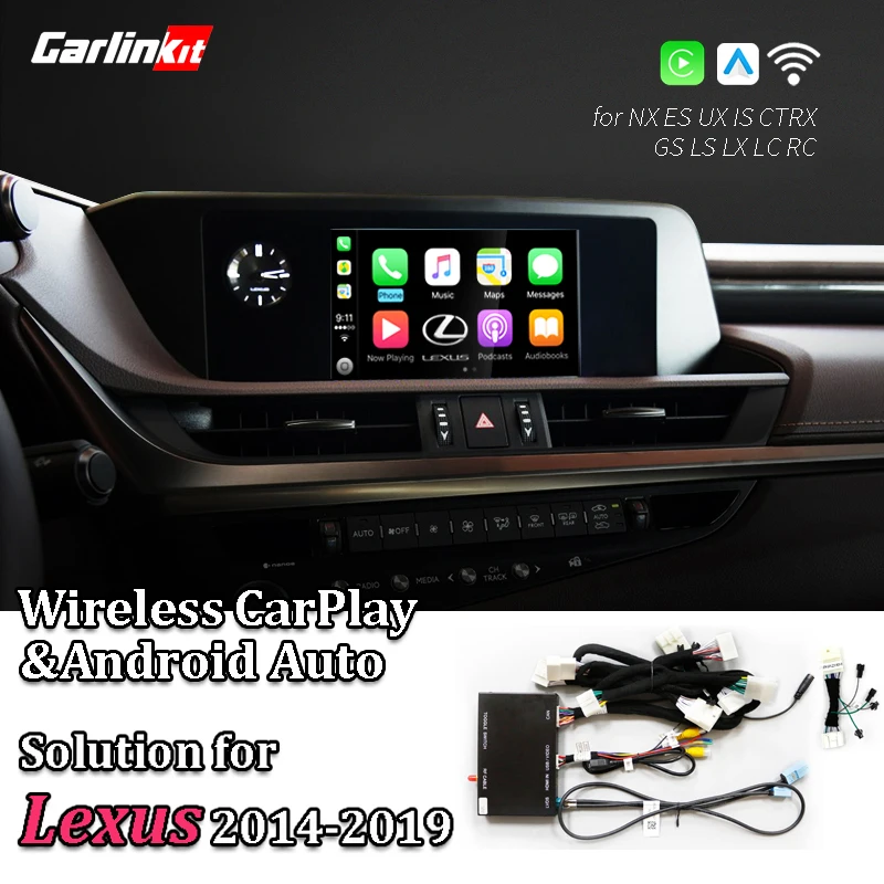 

Wireless CarPlay for Lexus CarPlay NX ES US iS CT RX GS LS LX LC RC 2014- Multimedia interface CarPlay&Android auto Retrofit Kit