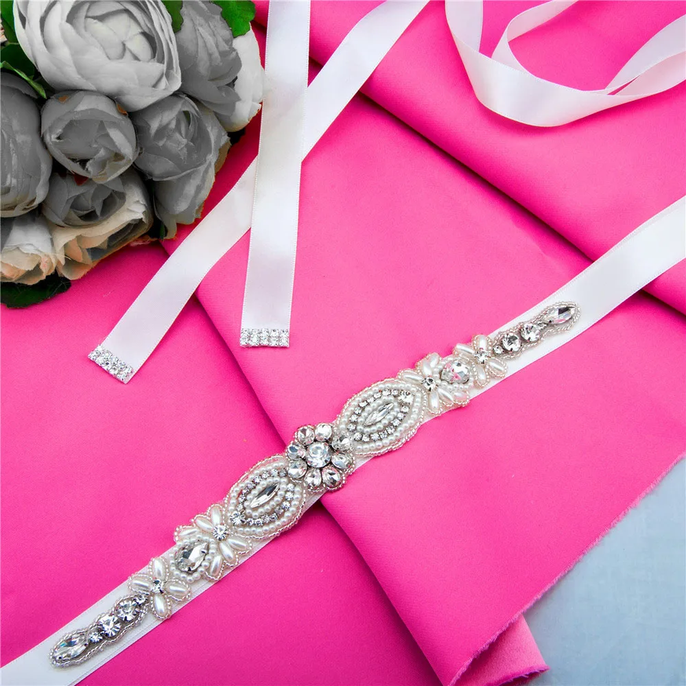 TRiXY S43 Handmade Designer Wedding Belts Crystal Rhinestone Bridal