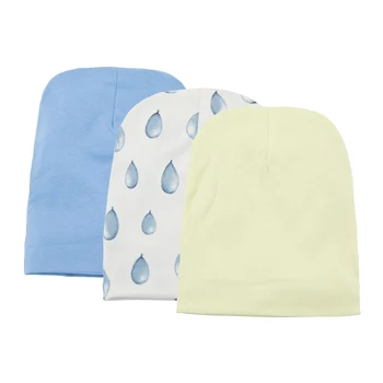 

Kavkas Warm Solid Baby Hat Cap Autumn Winter New Boys Girl Cotton Hat Children Knitted Striped Cap Newborn Candy Color Hat