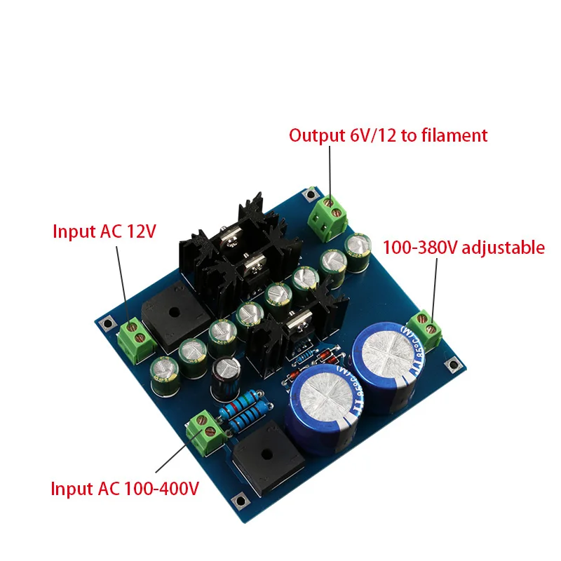 12 В Высокое напряжение ФИЛЬТР накаливания Регулируемый блок питания DIY наборы для HiFi ламповый усилитель предусилителя G6-014