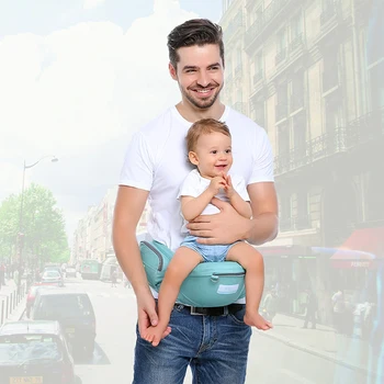 

Baby Carrier Waist Stool Adjustable Belt Lightweight Hold Baby Waist Stool Gift for New Parents Kids Infant Anti-slip Hip Seat