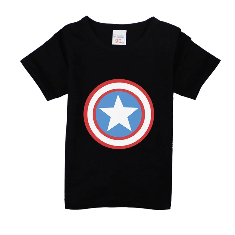

Boys Captain America Shield T Shir 2019 Brand Designer Hort Sleeves T-Shirts for Boys Girls Superman Batman T Shirt