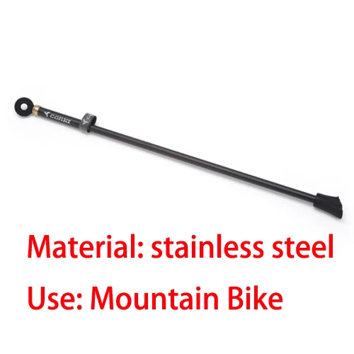 Алюминиевый сплав и нержавеющая сталь портативный складной велосипед kickstand подходит для складные велосипеды 26 и 27,5 горные велосипеды - Цвет: Коричневый