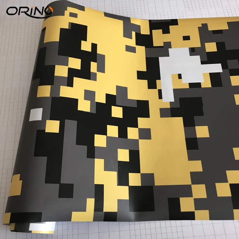 Yellow Digital Vinyl Film Wrap-1