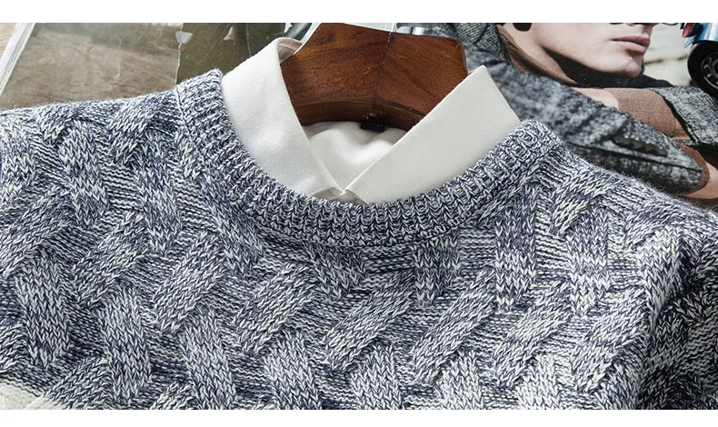 Мужской тонкий свитер Новое поступление осенне-зимний мужской вязаный пуловер в стиле пэчворк свитер для мальчиков-подростков корейский стиль M32