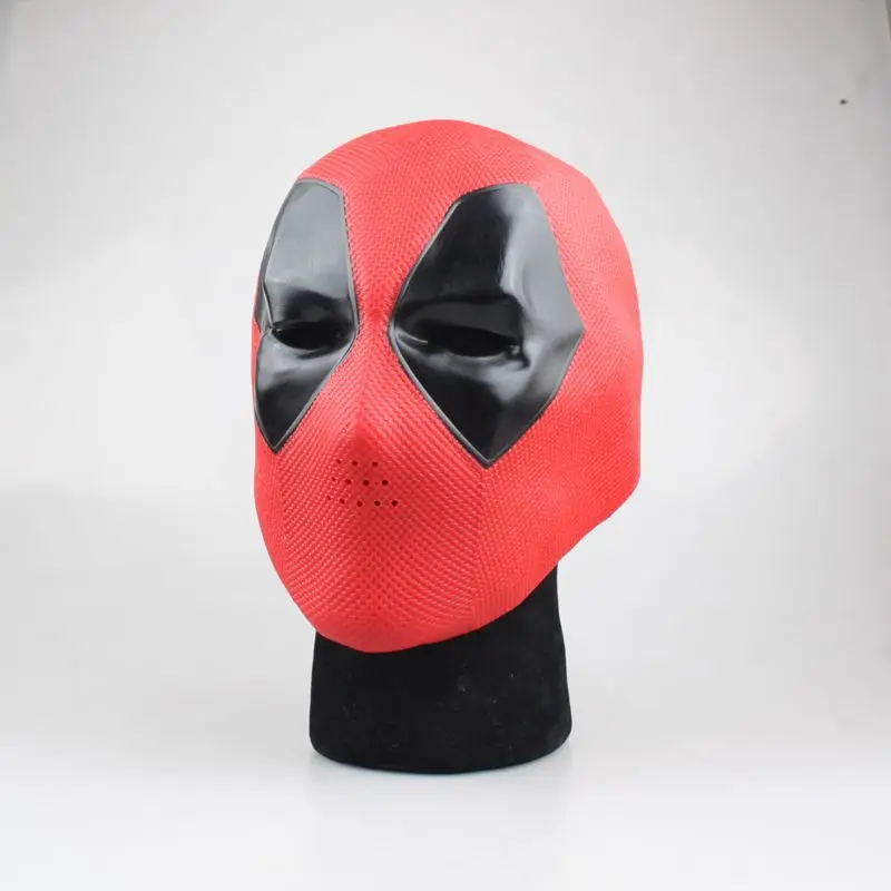 

Anime figure Deadpool 1:1 cosplay soft helmet action figure collectible model toys for boys