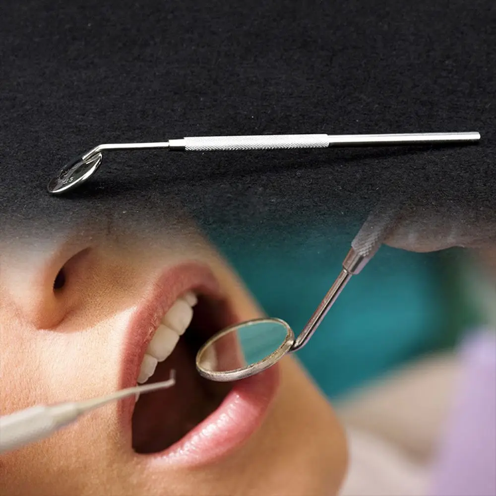 Stainless Steel Dental Mirror Tool Dentist Mirror for Teeth Cleaning Inspection Handle Mirror Dental Mirror Medical 1 Stainless Steel Dental Mirror Tool Dentist Mirror for Teeth Cleaning Inspection Handle Mirror Dental Mirror Medical 2