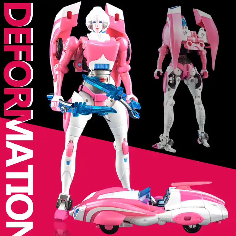 G1 Transformation Arcee Alloy IDW Oversize Enlarge Female Action Figure Robot
