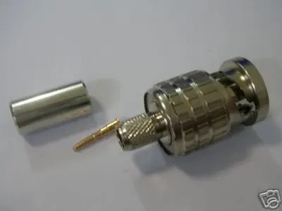 Кабель BNC-RG59 обжимной 75ohm разъем 131PKG50 | Обустройство дома