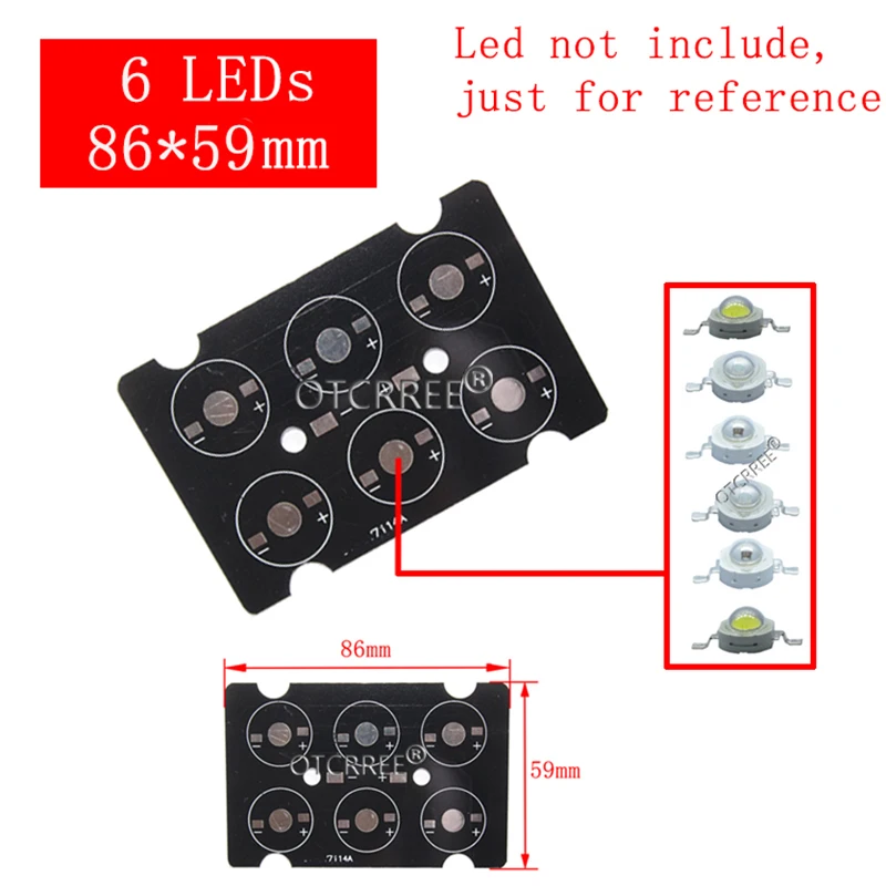 6 LEDs