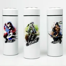 450 ML Overwatches Dva Genji Edelstahl Flachmann Kaffee wasserflaschen und wasserkocher Isolierflasche für Geschenk