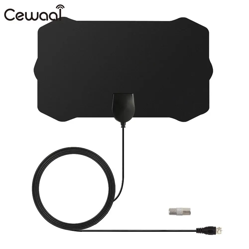 TV Antenna Indoor/Outdoor F Port/Tv Port Full HD HDTV Aerial Antenna TV