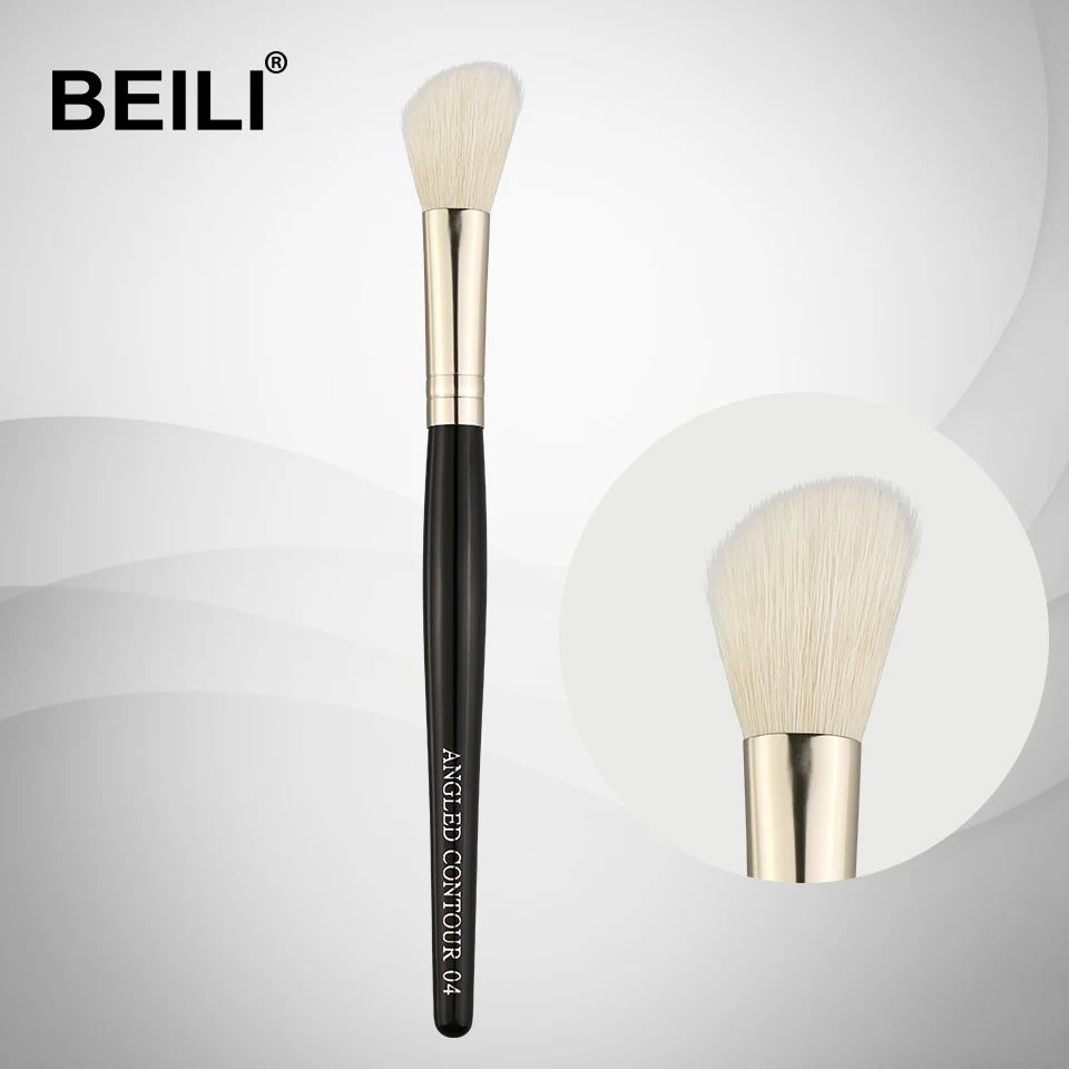 BEILI 1 шт. кисти для макияжа из козьей шерсти с черной ручкой|makeup brushes|single makeup brushgoat