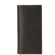 man standard wallets crazy horse leather 2018 new fashion men brand vintage genuine leather wallet card