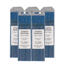 Зеленый конец 2,4*150 мм ториевый вольфрамовый электрод для Tig сварки факел 10 шт