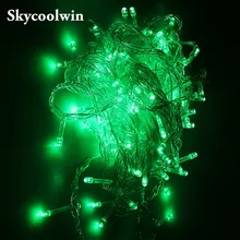 20 м 9 Цвет AC110/220 V светодиодный свет шнура 200 светодиодный s Свадебные вечеринки Рождественская елка украшения огни, светодиодный свет Рождества