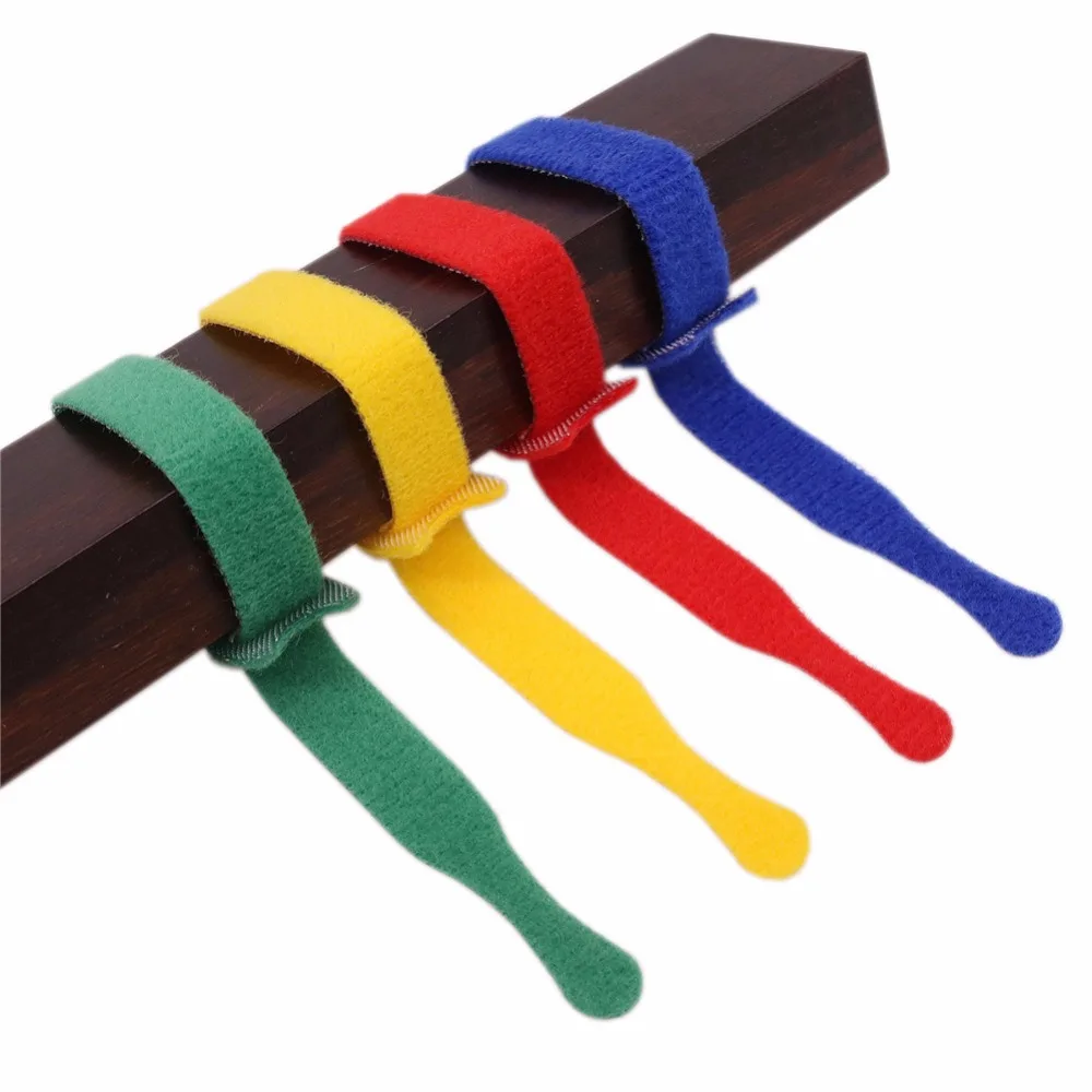 10 Pcs 205 * 12mm Green Wire And Cable Tie/mobile Phone Cable Tie