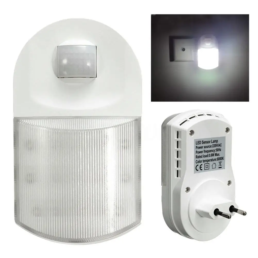 LumiParty Infrared Motion Sensor 9 LED Night Light Home Hallway Bedroom Wall Lamp with EU Plug jk35 LumiParty Infrared Motion Sensor 9 LED Night Light Home Hallway Bedroom Wall Lamp with EU Plug jk35