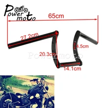 Z Bar " Drag Bar Кафе Racer 25 мм руль 5" подъемная ручка для чоппера скремблер Triumph Dyna Sportster Touring