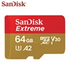 Sandisk carte mémoire originale carte Micro SD extrême A2 A1 V30 U3 carte Flash 64GB 32GB TF carte 128GB mémoire Microsd pour livraison gratuite ► Photo 3/4