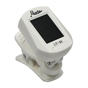 

New LT-23 Clip-on Tuner LCD Digital Tuner for Guitar Bass Acoustic,White