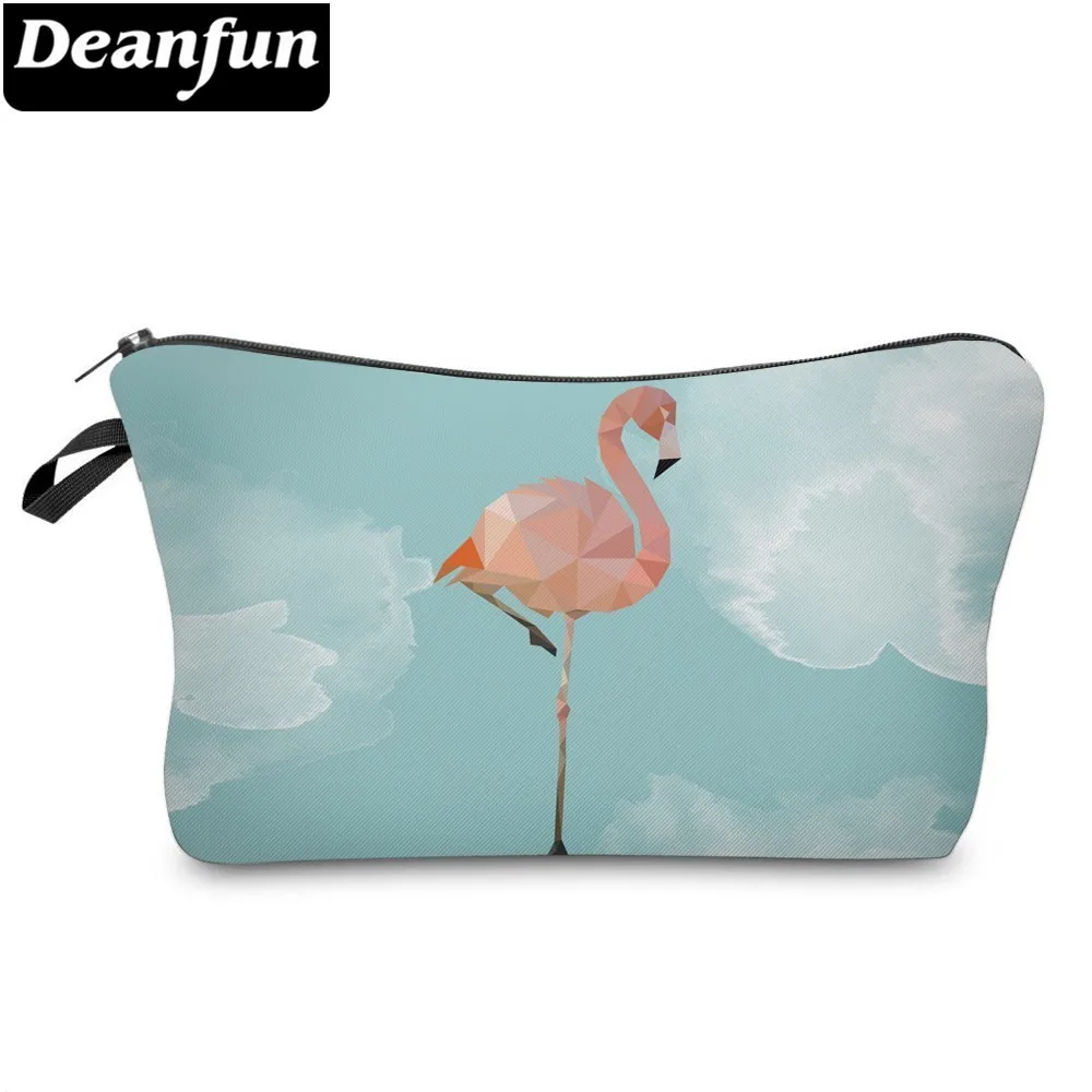 

Deanfun 3D Printed Cosmetic Bags Flamingo Necessaries for Travelling Storage Makeup 51319 #