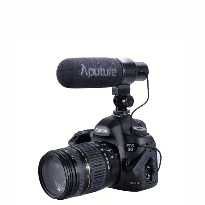 

V-Mic D1 Wired Super Cardioid Directional Condenser Microphone for Canon for Sony for Panasonic DV Camcorder