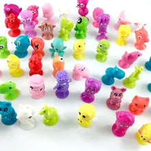 10/20/50 шт./лот Мини монстр-присоска капсулы Модель Мультфильм Аниме экшн-фигурки животных на присоске, игрушки для детей