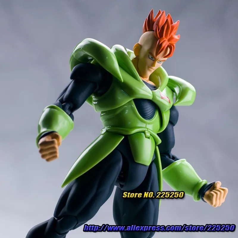 DRAGONBALL Dragon Ball Z/Kai Оригинальные BANDAI Tamashii Наций S. h. figuarts/СВЧ эксклюзивные фигурки-Android № 16