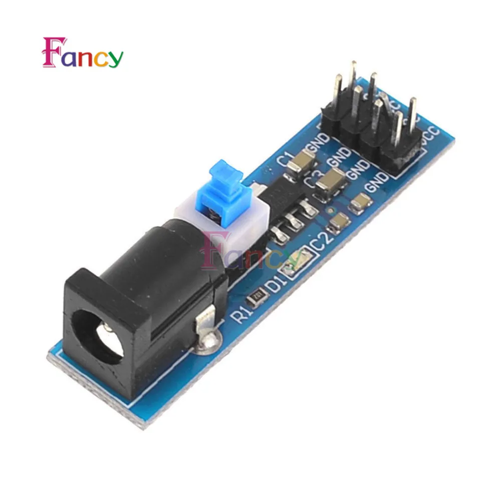

AMS1117 3.3V AMS1117-3.3V Power Supply Module Self-locking Switch Output Voltage Interface Power Indicator DC Jack Module