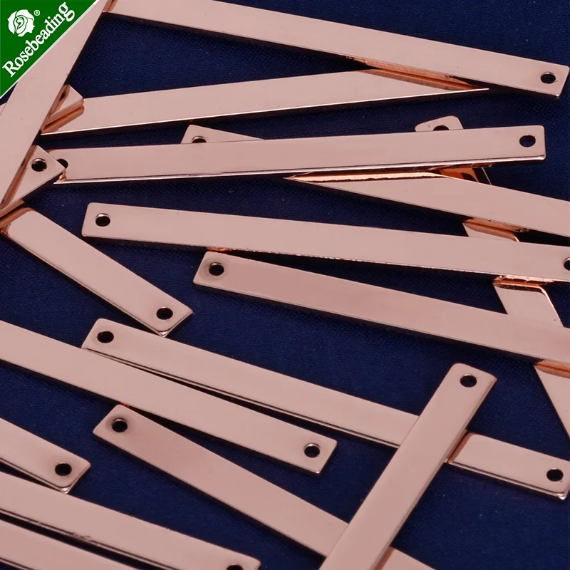 Латунная прямоугольная штамповочная заготовка 2 &quotx 1/8&quot(50x5 мм) с отверстиями