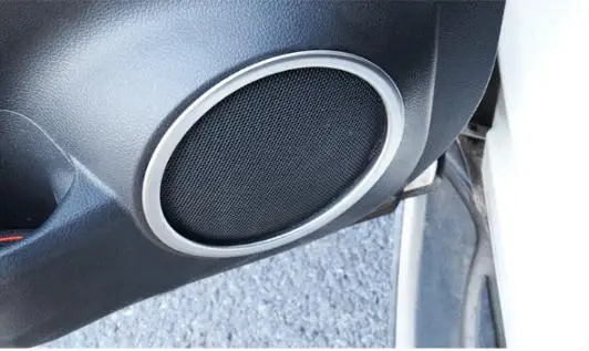 Автомобильные аксессуары ABS Хромированная дверь стерео колонка кольцо крышка