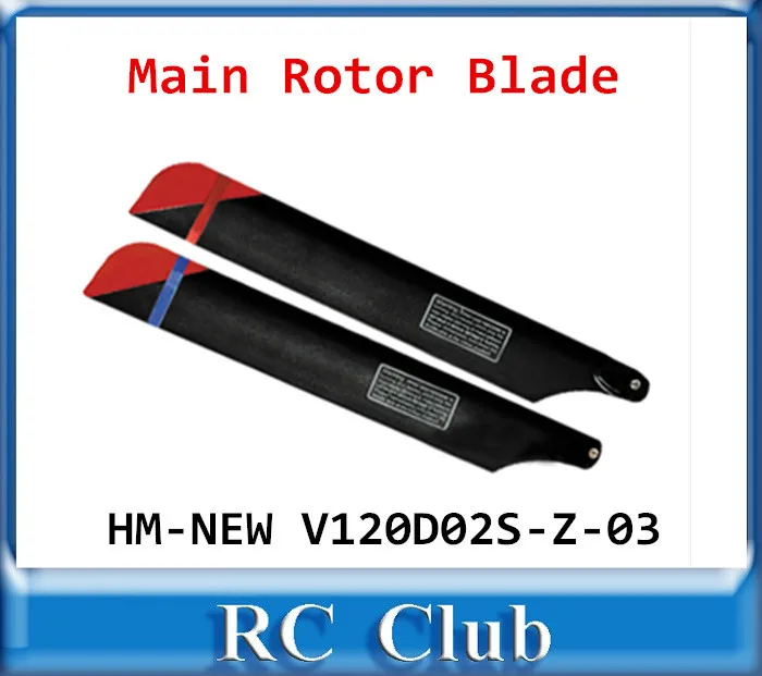 

Main Rotor Blade for Walkera New V120D02S RC Helicopter Spare Parts Propeller Accessories HM-NEW V120D02S-Z-03