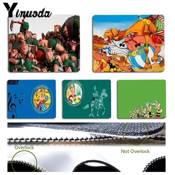 

Yinuoda Your Own Mats Asterix of best Unique Desktop Pad Game Mousepad Size for 18x22cm 25x29cm Rubber Mousemats