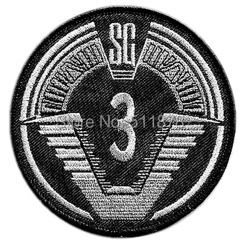 

4" STARGATE SG-3 SCREEN VERSION Movie TV Show Series Costume Embroidered iron on sew On patch Tshirt TRANSFER MOTIF APPLIQUE