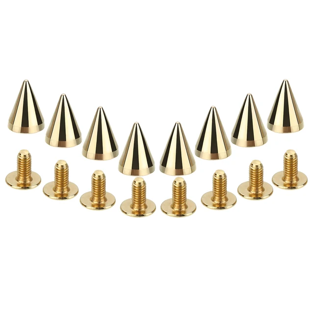  EXCEART 200pcs Rivet Bullet Cone Spikes Bullet Cone Studs Spikes  for Crafts Clothing Spikes Beaded Spike Charms Cone Spike Studs CCB  Accessories Manual : Arts, Crafts & Sewing