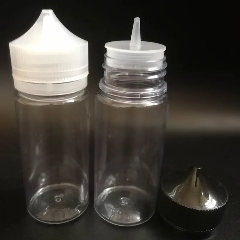 500pcs pen shape Refillable bottle e liquid PET plastic bottles 100ml