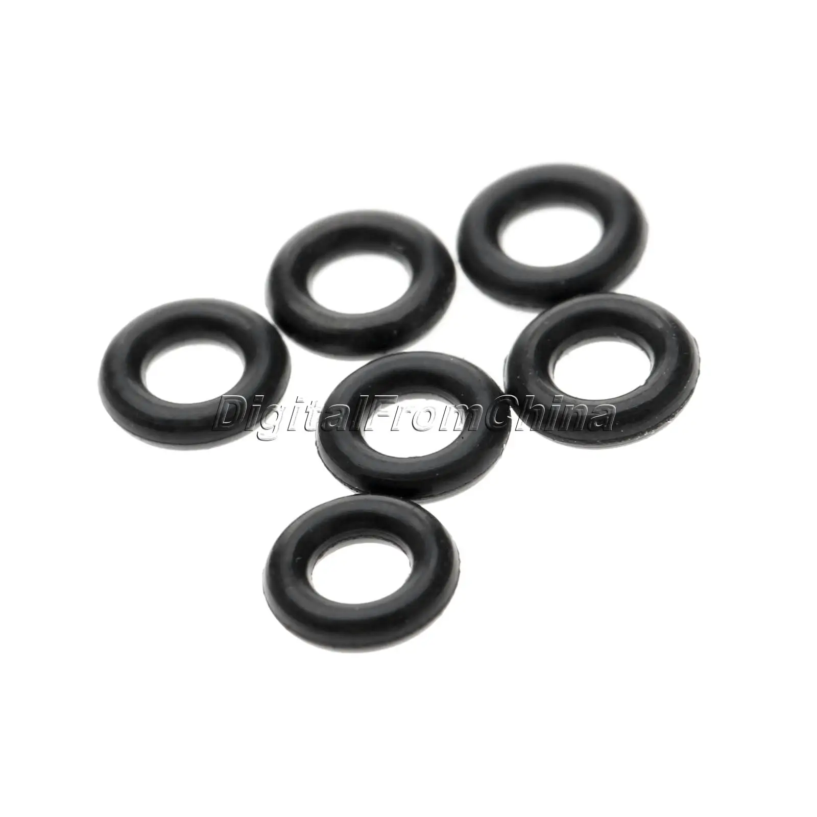 

100Pcs/Set Hunting Rubber O Ring Black Gasket Grip Washer Grommets Stems/Flights Darts Arrow Tips Broadhead Replace Accessories